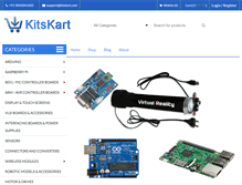 Tablet Screenshot of kitskart.com